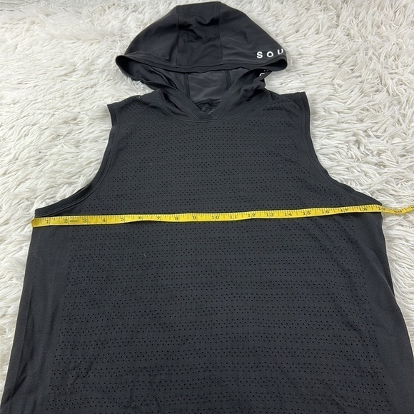 Lululemon Breeze By Hooded Tank Squad Black / Black - Picture 2 of 5
